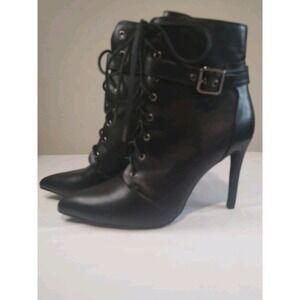 Thira High Heel Boot 8 1/2 Tie and strap